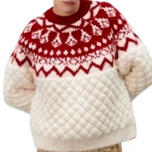 INDUSTRY Fair Isle Chunky Knit Sweater